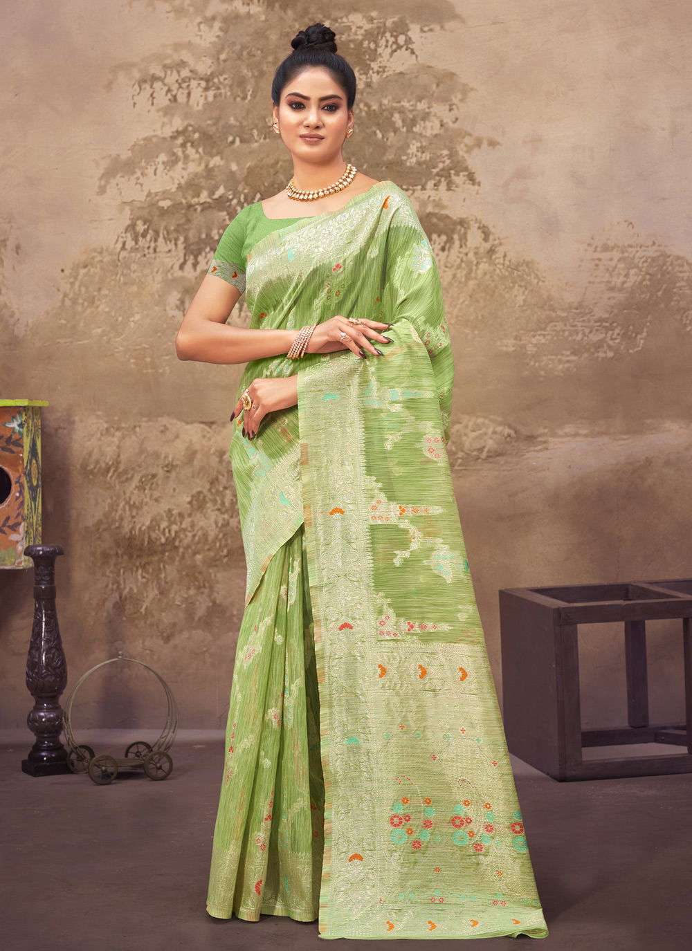 Sangam Shipra Festive Wear Wholesale Cotton Silk Saree Catalog